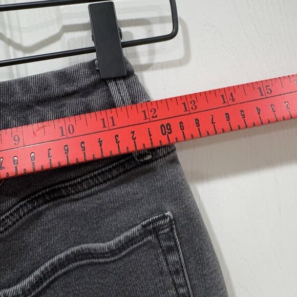 Good American Good Curve Yoke Skinny Jeans Stretch Women's Size 0 25 Black - Picture 9 of 11